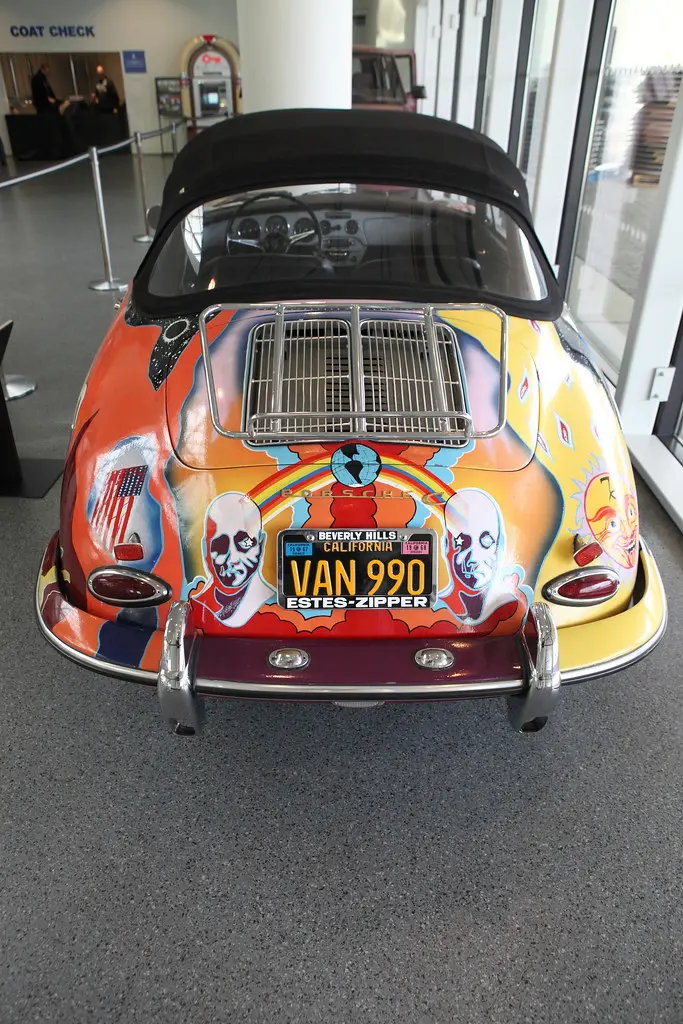 Porsche de Janis Joplin de dos