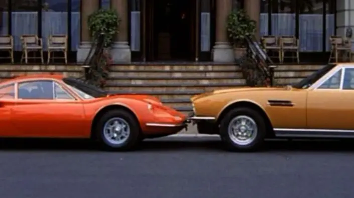 Dino 246 GT et Aston Martin DBS