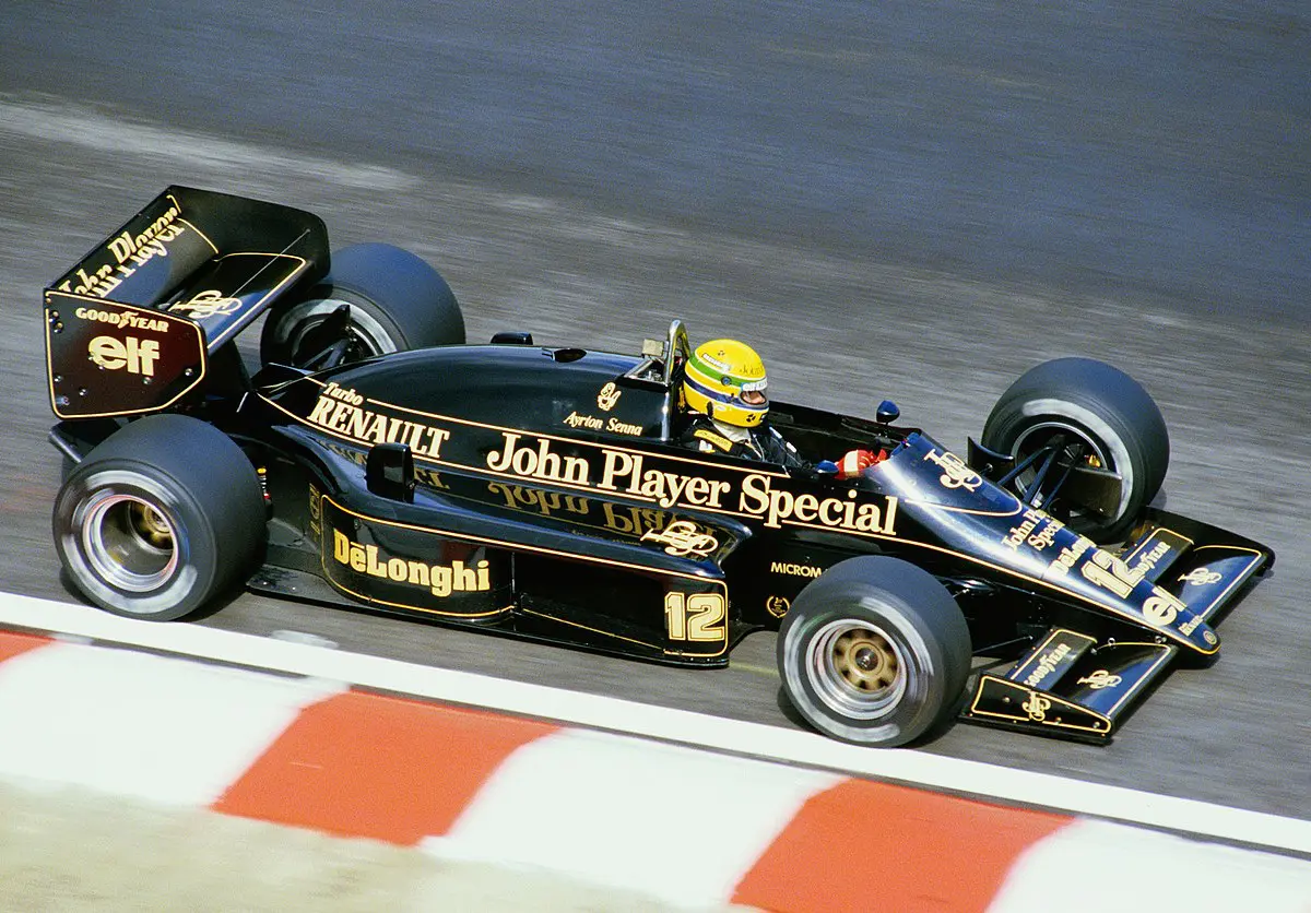 Lotus 98T Ayrton Senna en 1986